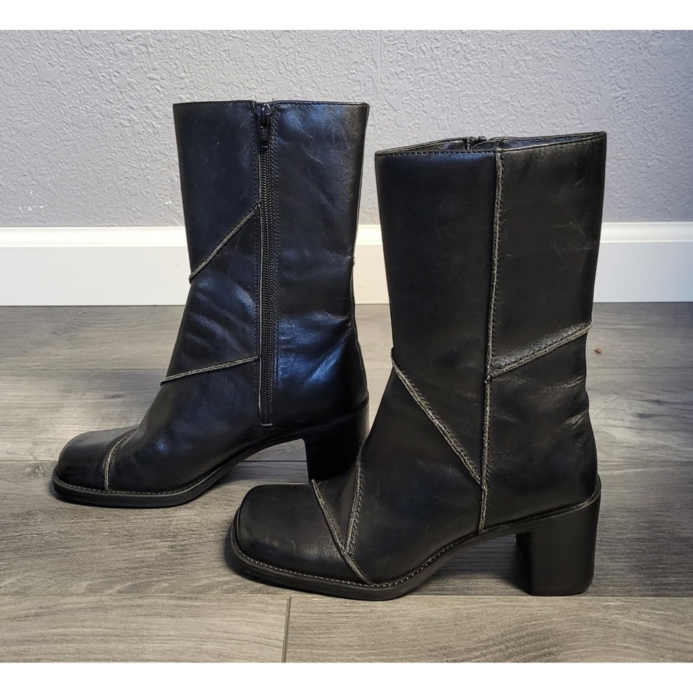Relativity Women's Zipper Dress Boots 5583/Marvelous Size 6M Black